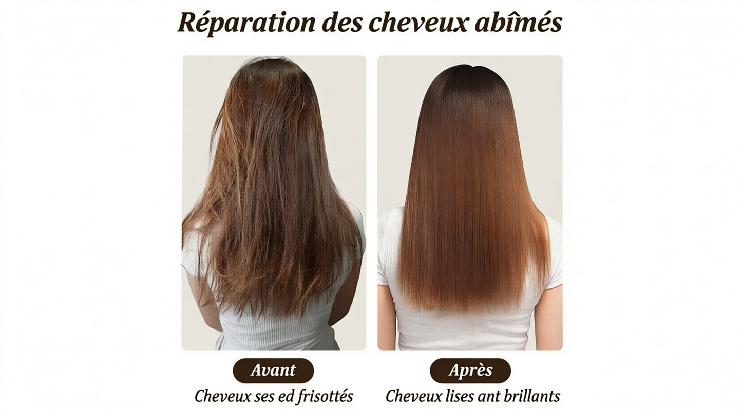 Masque capillaire réparateur en profondeur au collagène et à l'extrait de caviar Tgideas®